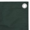 Tela de varanda 90x400 cm tecido Oxford verde-escuro - Image 3