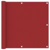 Tela de varanda 90x500 cm tecido Oxford vermelho