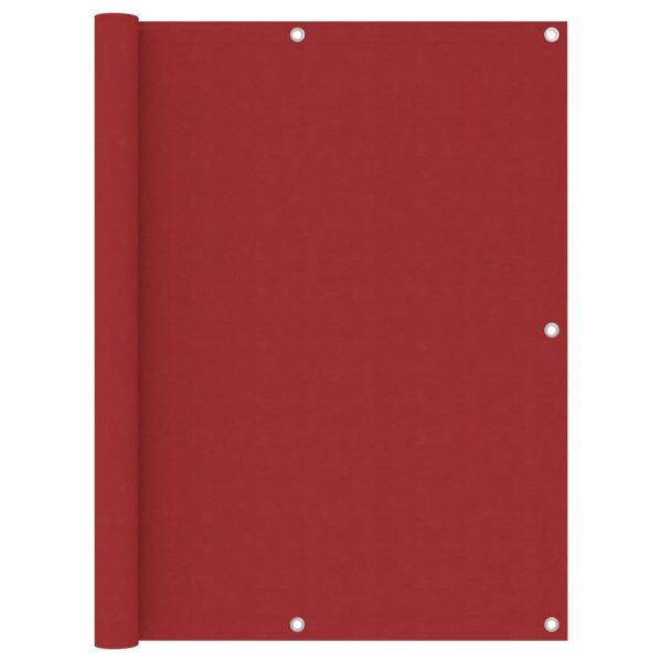 Tela de varanda 120x500 cm tecido Oxford vermelho