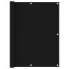 Tela de varanda 120x600 cm tecido Oxford preto