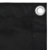 Tela de varanda 120x600 cm tecido Oxford preto - Image 3