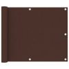 Tela de varanda 75x500 cm tecido Oxford castanho