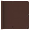 Tela de varanda 90x300 cm tecido Oxford castanho