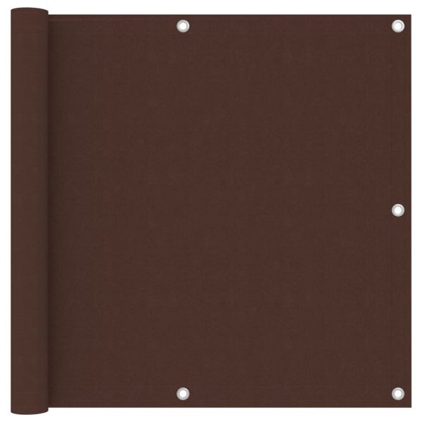 Tela de varanda 90x600 cm tecido Oxford castanho
