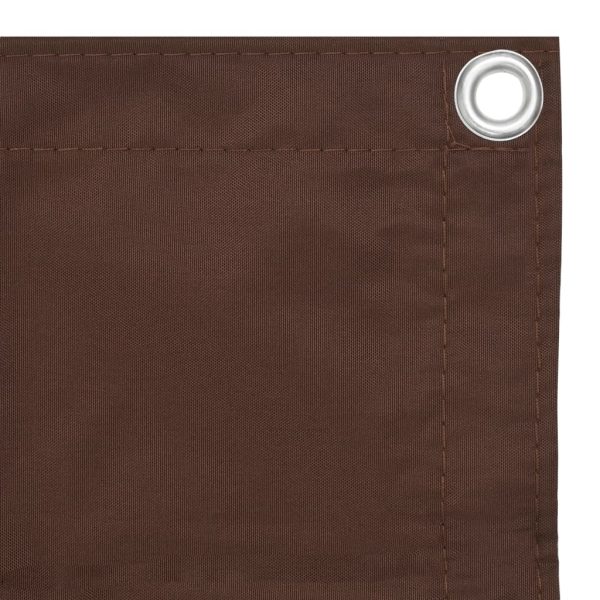 Tela de varanda 90x600 cm tecido Oxford castanho - Image 3