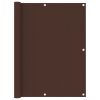 Tela de varanda 120x600 cm tecido Oxford castanho