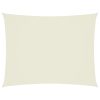 Para-sol tecido oxford retangular 3,5x5 m creme