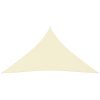 Para-sol estilo vela tecido oxford triangular 5x6x6 m creme - Image 3