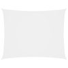 Para-sol estilo vela tecido oxford retangular 2x4 m branco