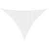 Para-sol estilo vela tecido oxford triangular 5x6x6 m branco