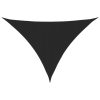 Para-sol vela tecido oxford triangular 3,5x3,5x4,9 m preto