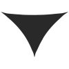 Para-sol estilo vela tecido oxford triangular 5x6x6 m preto