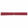 Toldo lateral retrátil para pátio 140x1200 cm vermelho