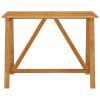 Mesa de bar para jardim 140x70x104 cm madeira de acácia maciça - Image 2
