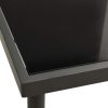 Mesa de jantar para exterior 80x80x72 cm vidro e aço antracite - Image 3