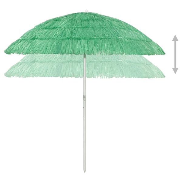 Guarda-sol de praia Hawaii 240 cm verde - Image 3