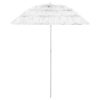 Guarda-sol de praia Hawaii 180 cm branco