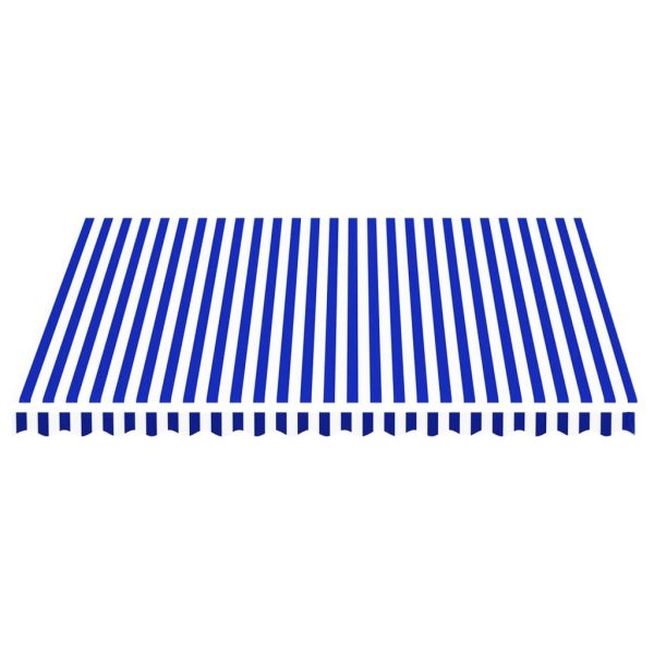 Tecido de substituição para toldo 4x3,5 m azul e branco - Image 3