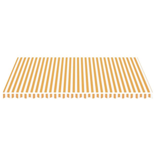 Tecido de substituição para toldo 5x3,5 m amarelo e branco - Image 3