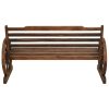 Banco de jardim 142 cm madeira de abeto maciça - Image 3