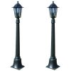 Candeeiros de jardim Preston 2 pcs 105 cm