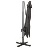 Guarda-sol cantilever c/ poste e luzes LED 300 cm antracite - Image 3