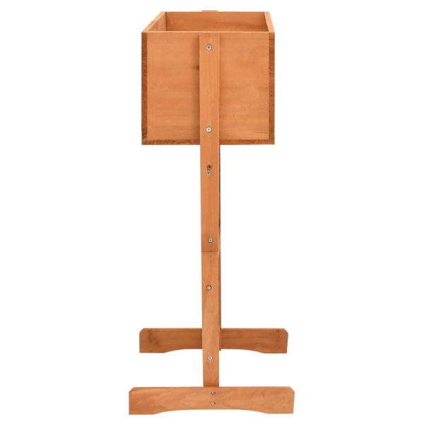Vaso com treliça para jardim 45x30x74 cm abeto maciço laranja - Image 3