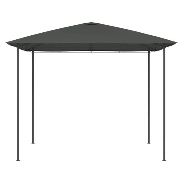 Gazebo 3x3x2,6 m 160 g/m² antracite - Image 2