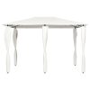 Gazebo 3x4x2,6 m com capas para postes 160 g/m² cor creme - Image 2