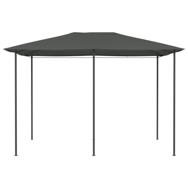Gazebo 3x4x2,6 m 160 g/m² antracite - Image 2