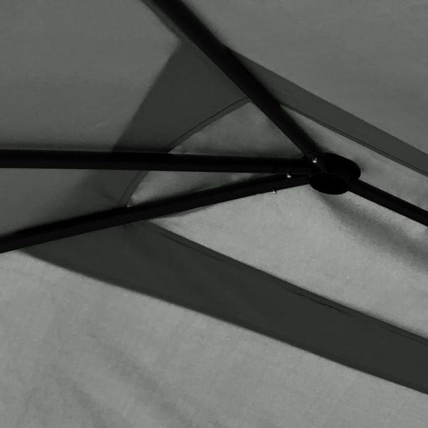 Gazebo 3x4x2,6 m 160 g/m² antracite - Image 3