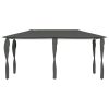 Gazebo 3x6x2,6 m com capas para postes 160 g/m² antracite - Image 2