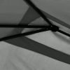 Gazebo 3x6x2,6 m com capas para postes 160 g/m² antracite - Image 3