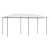 Gazebo 3x6x2,6 m 160 g/m² cor creme