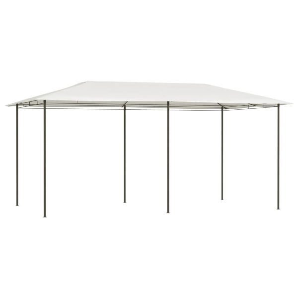 Gazebo 3x6x2,6 m 160 g/m² cor creme