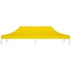 Teto para tenda de festas 6x3 m 270 g/m² amarelo - Image 3