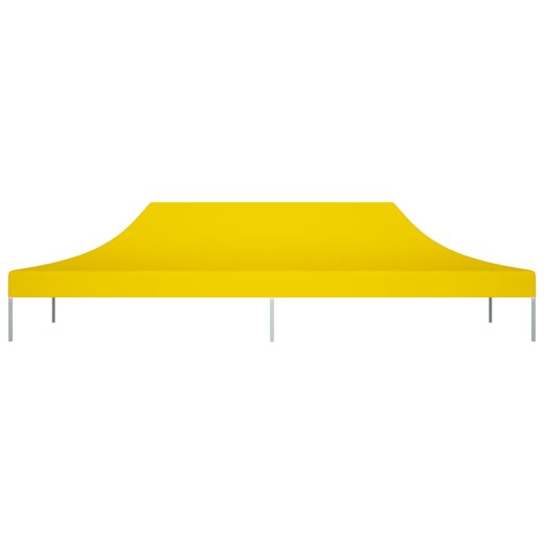 Teto para tenda de festas 6x3 m 270 g/m² amarelo - Image 3