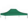 Teto para tenda de festas 4x3 m 270 g/m² verde - Image 2