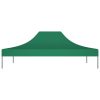Teto para tenda de festas 4x3 m 270 g/m² verde - Image 3