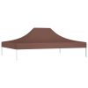 Teto para tenda de festas 4x3 m 270 g/m² castanho - Image 2