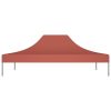 Teto para tenda de festas 4x3 m 270 g/m² terracota - Image 3