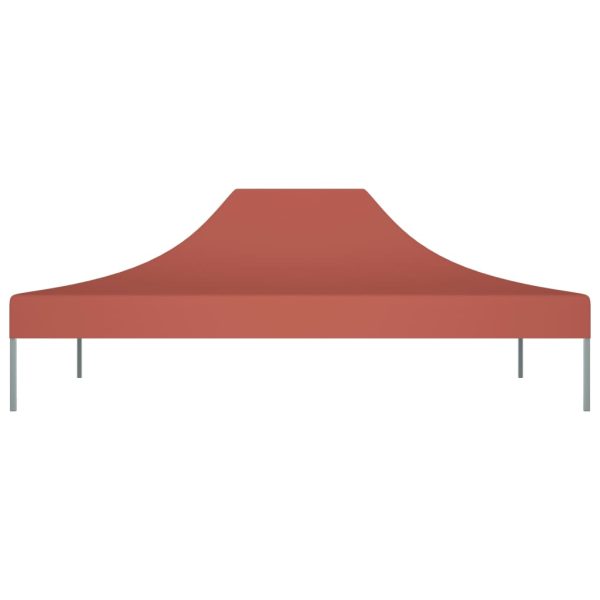 Teto para tenda de festas 4x3 m 270 g/m² terracota - Image 3
