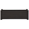 Canteiro elevado para jardim PP 100x43x35 cm antracite - Image 3