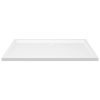 Base de chuveiro retangular 70x120 cm ABS branco - Image 3