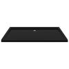 Base de chuveiro retangular 70x120 cm ABS preto - Image 3