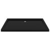 Base de chuveiro retangular 80x110 cm ABS preto - Image 3