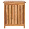 Caixa arrumação para jardim 60x50x58 cm madeira teca maciça - Image 3
