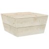 Messa de jardim 2 pcs 60x60x30 cm madeira de abeto impregnada - Image 2