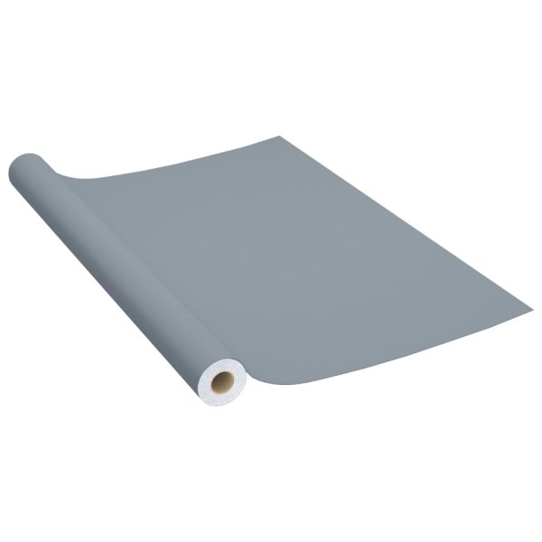 Autocolante para móveis 2 pcs 500x90 cm PVC cinzento - Image 3