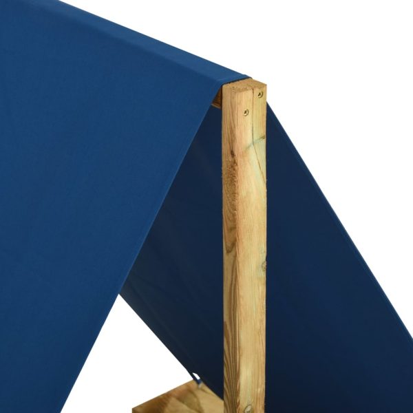 Caixa de areia c/ telhado 160x100x133 cm pinho impregnado - Image 3